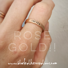 Load image into Gallery viewer, Rose Gold Stainless Stacking Rings