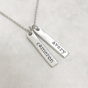 Personalized dainty name necklace for mom