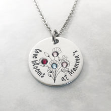 Load image into Gallery viewer, Personalized birthstone necklace for Grandma