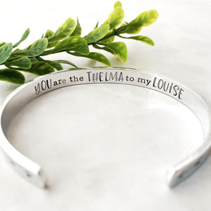 Thelma and Louise cuff