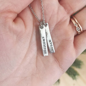 Personalized dainty name necklace for mom